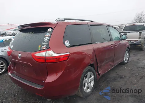 2017 Toyota Sienna Le 8 Passenger from USA, damaged, VIN 5TDKZ3DC5HS777268